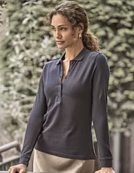 Tee Jays Luxury Stretch Long Sleeve Polo Dame
