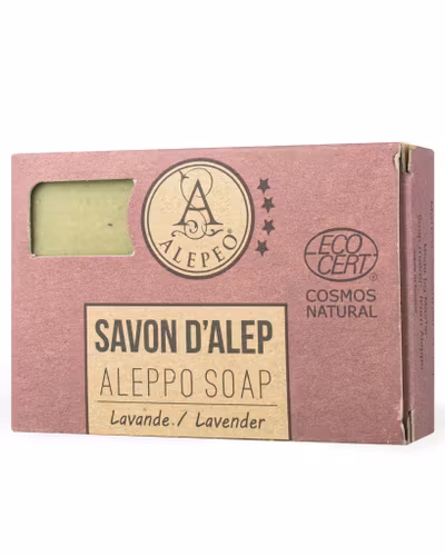 Aleppotvål 4% Lavendel 100g
