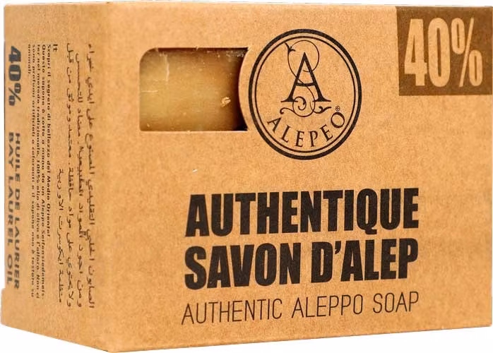 Aleppotvål 40% lagerbärsolja