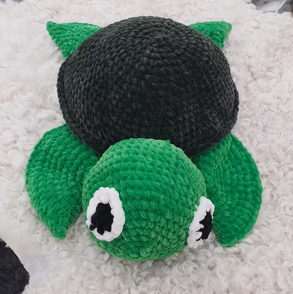 Grön sköldpadda 30cm