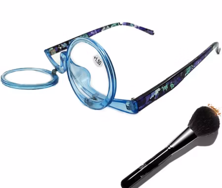 Makeupglasögon med styrka