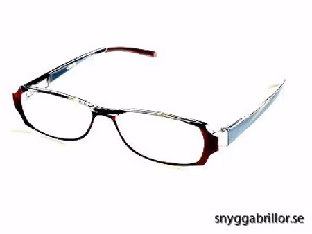 Läsglas brun och svart