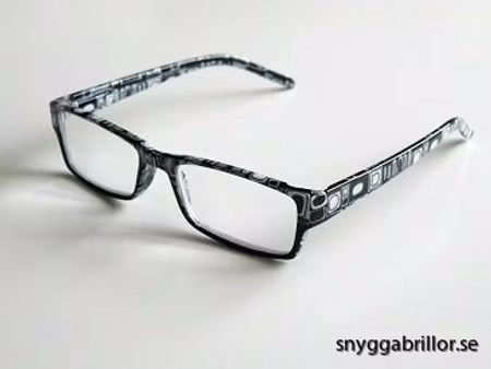 Läsglas picasso vitsvart