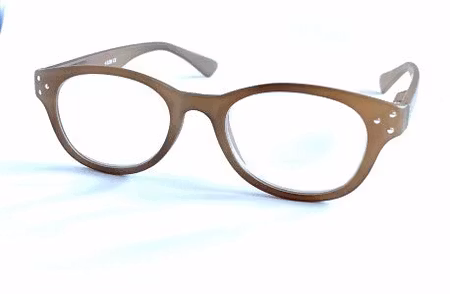 Läsglas Joar ljus brun