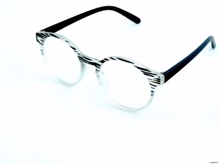 Läsglas Palett gråsvart