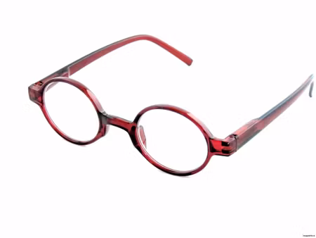 Läsglas Petter rödbrun