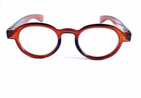 Läsglas Believe bruna runda