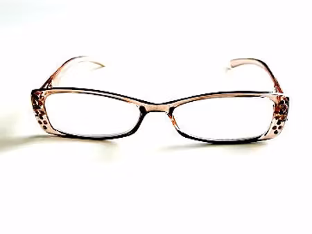 Läsglas Karin colabrun strass