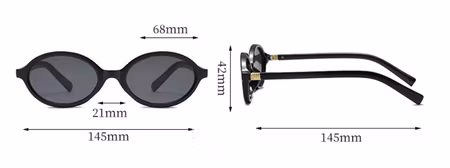 Solglas Saint Tropez brun