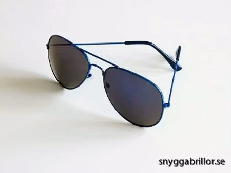 Solglas pilot Unik med färgade ramar