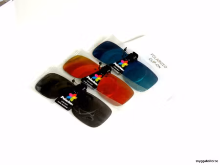 flip up färgade spegelglas polariserande 58 mm