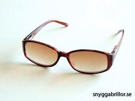 Solläsglas Nea brunröd