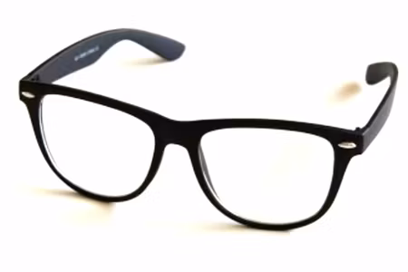 Klarglas svart wayfarer