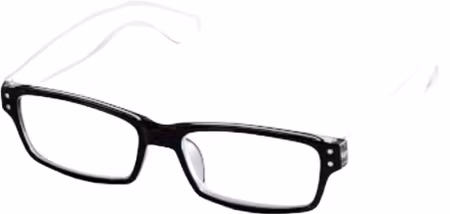 Läsglas Lissabon svart/vit