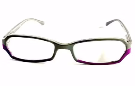 Läsglas grå och lila