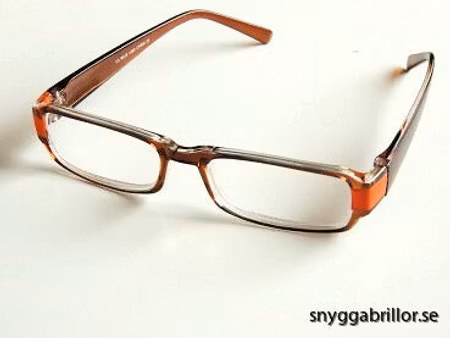 Läsglas Oslo brun