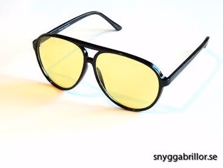 Solglas plastpilot svarta Ante