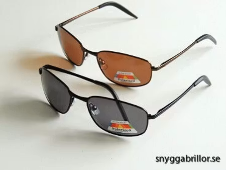 Polariserande solglas sportig i metall