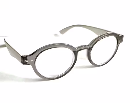 Läsglas starka Kimmy grå