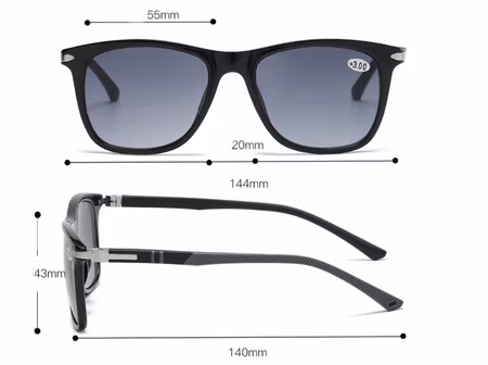 Solläs Calle med läsruta svart