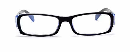 Superstarka läsglas svart/clear 7,0