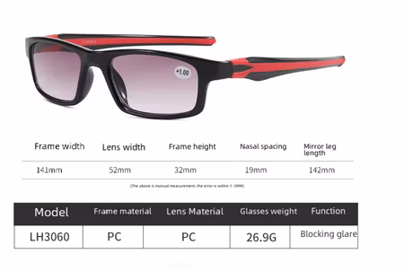 Starka solläsglas sporty +4,0