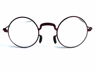 Starka läsglas Allan mörkbrun metall 4.0