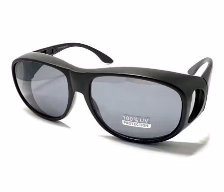 Solskydd ovanpå svarta, 144 mm inuti