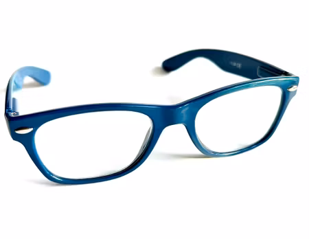 Läsglas Wayne blå