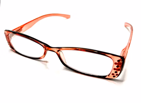 Läsglas Karin röda strass