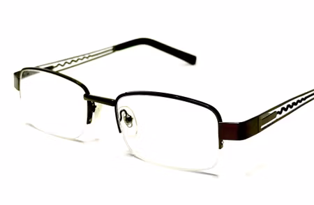 Läsglas metall vågen