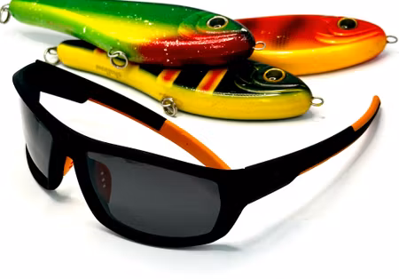 Polariserande solglasögon Esox mattsvart