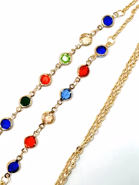 Glasögonkedja Pretty guld