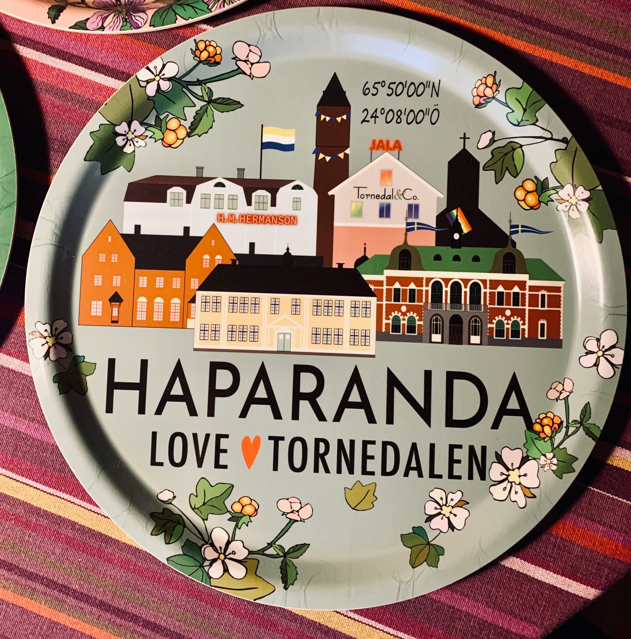 Tray Bricka Haparanda rund 31cm