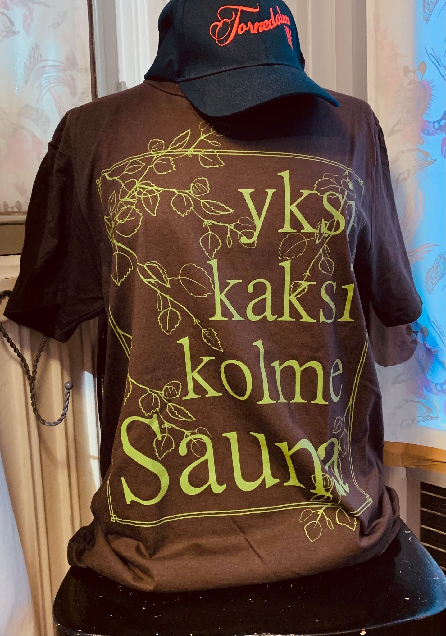 Yksi kaksi kolme sauna T-shirt