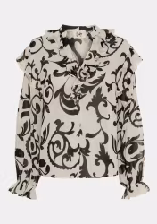 Vibse flounce blouse