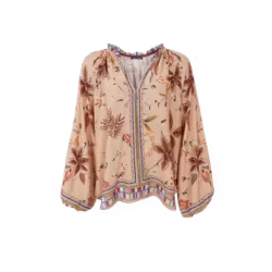 Art crepe blouse