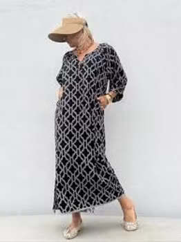 Athen print kaftan
