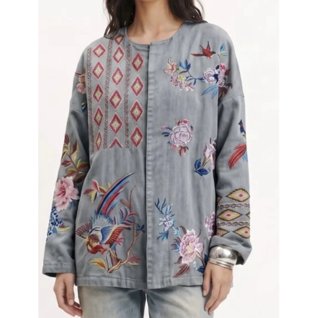 Exclusive Canvas jacket w Embrodery