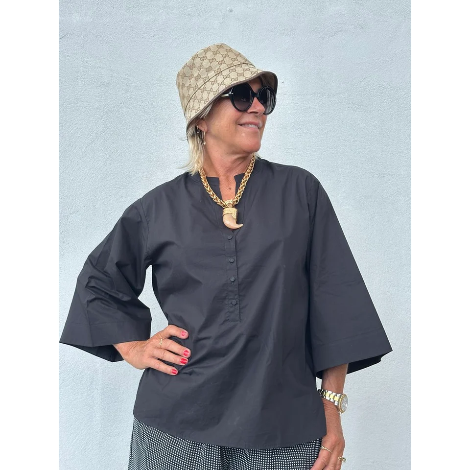 Mumbai poplin blouse