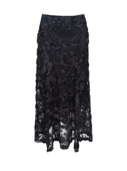Elloise Flower patch skirt