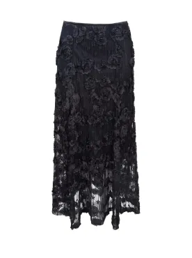 Elloise Flower patch skirt