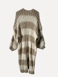 Chunky Striped Cardigan