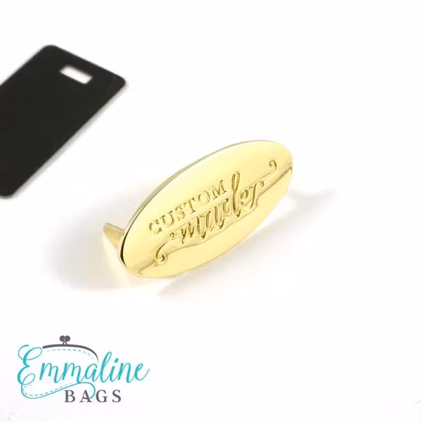 Metalltag "Custom made" Emmaline bags