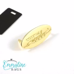 Metalltag "Custom made" Emmaline bags