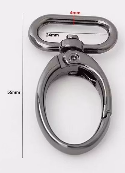 Ovala äggformade karbinhakar 25 mm - 1 inch