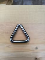 D-ring triangelformad 25 mm - 1 inch