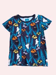 T-shirt Mumin och Stinky mörkblå