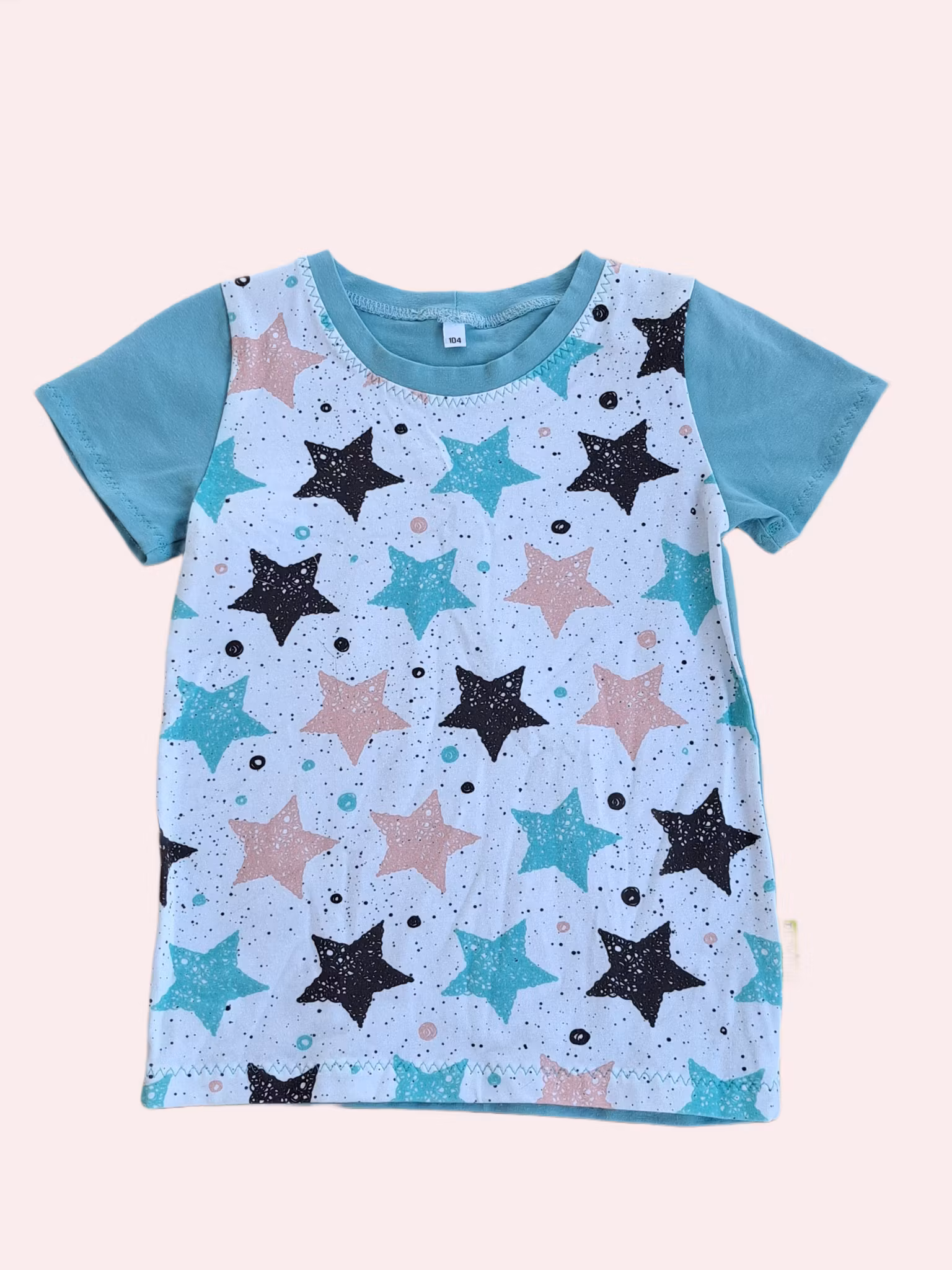 T-shirt Stjärnor blå