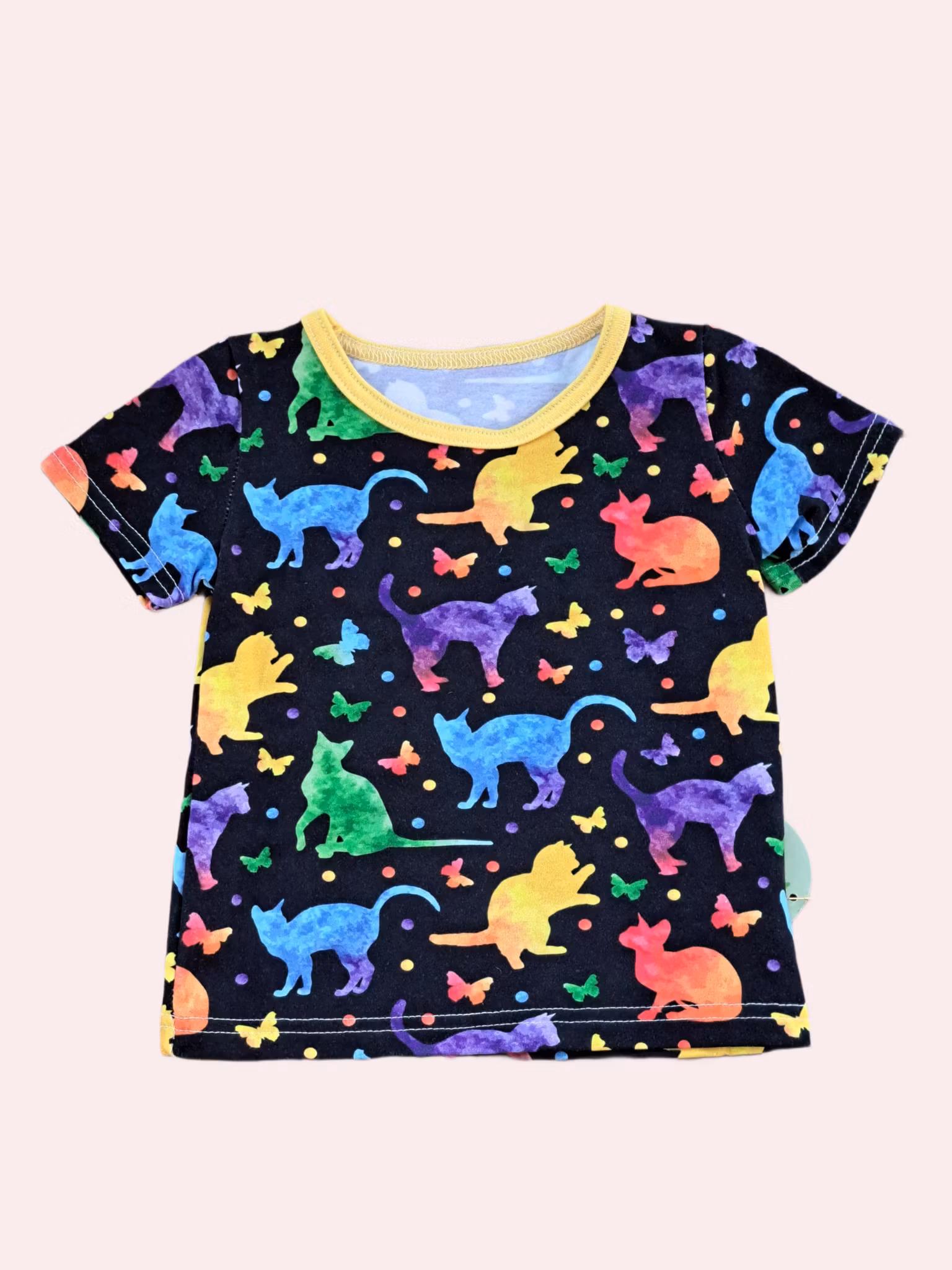 T-shirt Färgglada katter